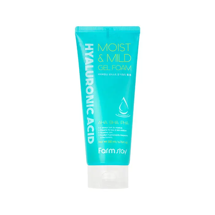 Farmstay Hyaluronic Acid Moist & Mild Gel Foam 200ML