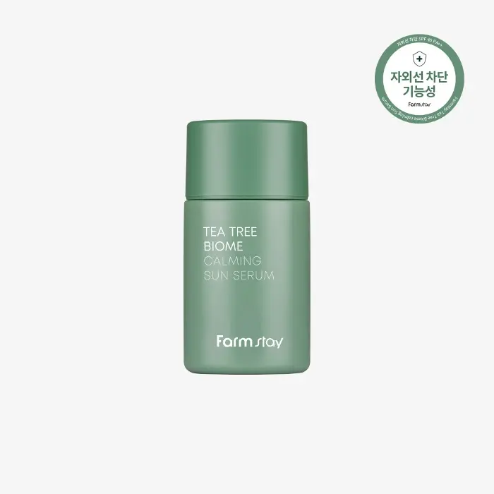 Farmstay Tea Tree Biome Calming Sun Serum (SPF45+++) 50ML