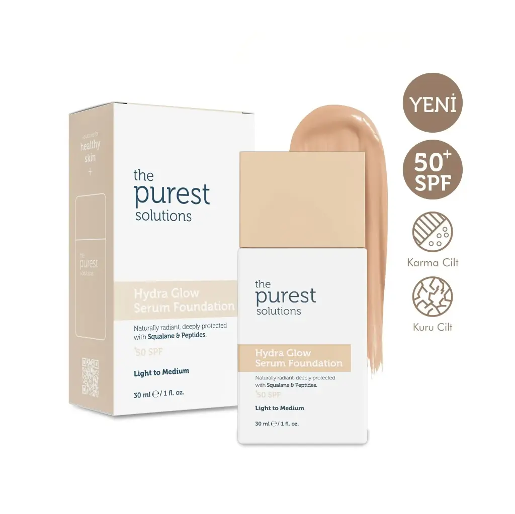 The Purest Solutions Hydra Glow Serum Foundation SPF 50+, 30 ml