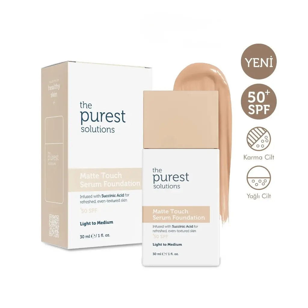 The Purest Solutions Matte Touch Serum Foundation SPF 50+, 30 ml