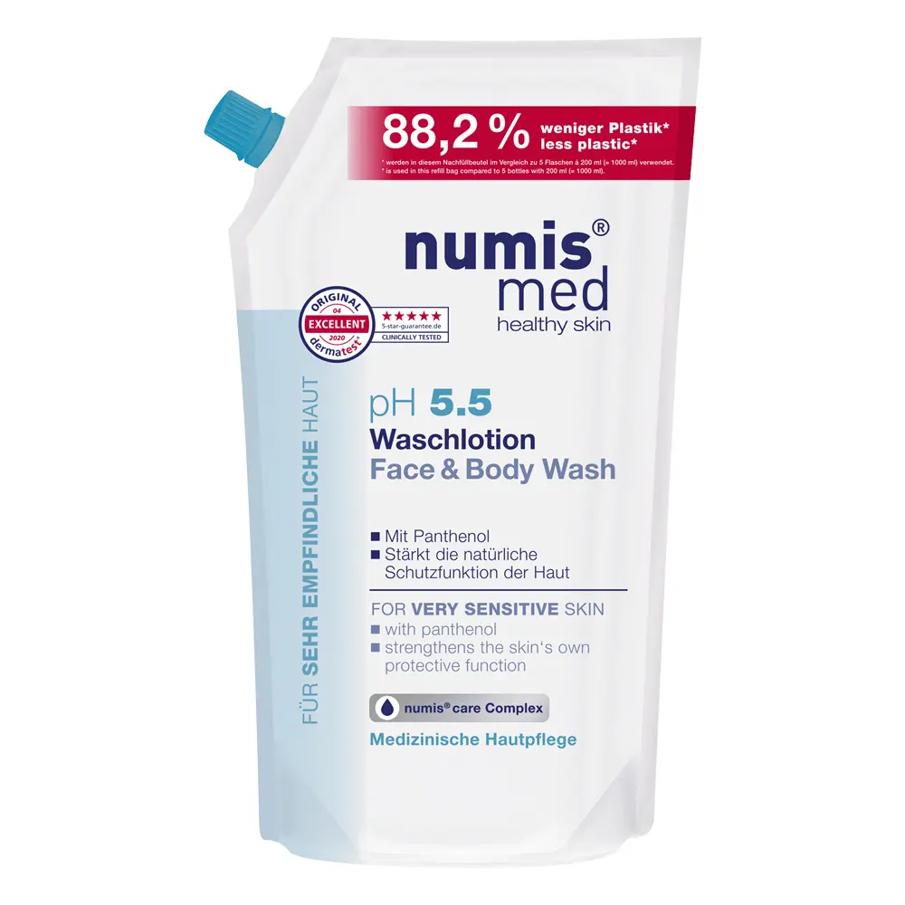Numis Med Face & Body Wash Refill pH 5.5, 500ml