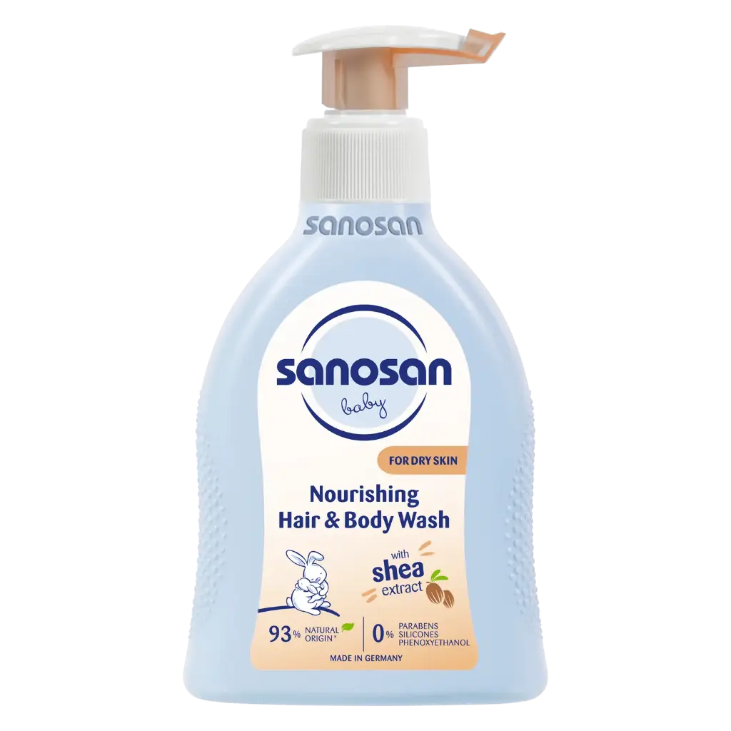 Sanosan Nourishing hair and body wash 200ml