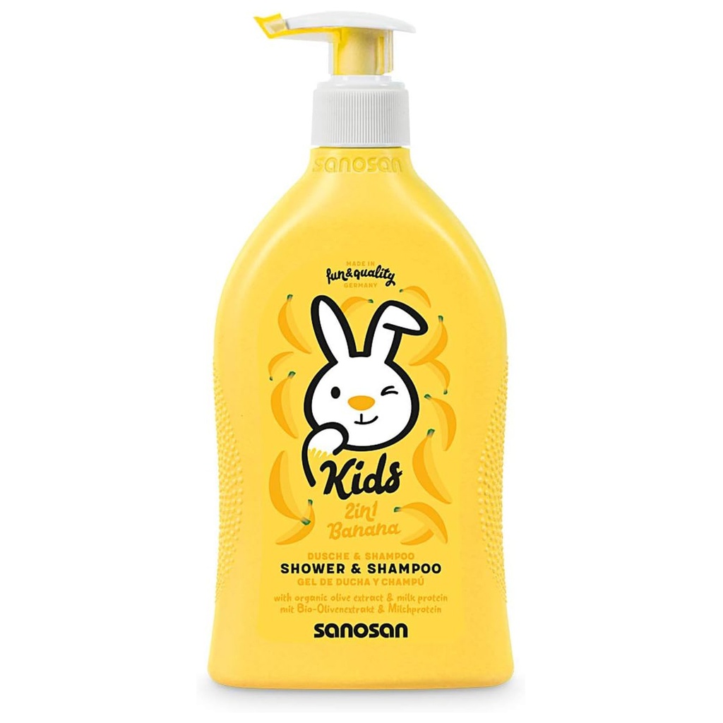 Sanosan Kids Shower & Shampoo Banana 400ml