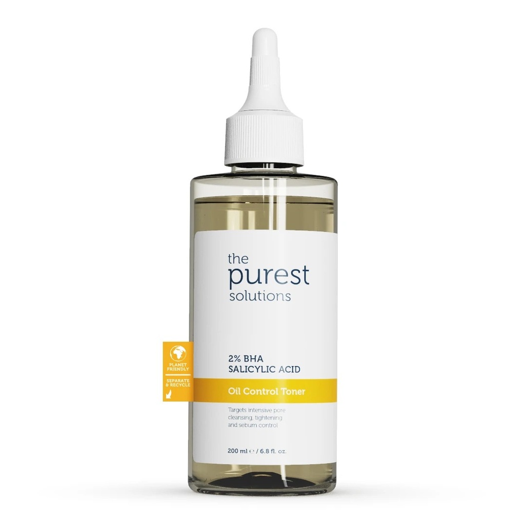 2% BHA Salicylic Acid Oil Control Toner - 200ml The Purest Solutions
