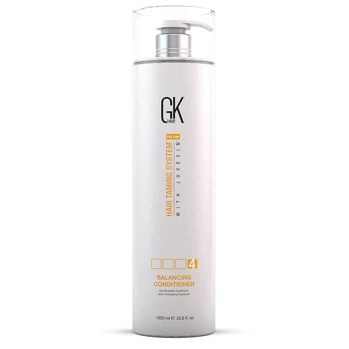 GK HAIR Balancing Conditioner (1000ml) Pro Line Hair Taming System with Juvexin - For Oily & Color Treated Hair