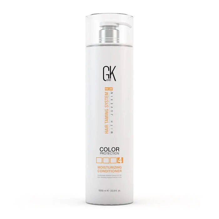 GK HAIR Moisturizing Conditioner 1000ml PRO LINE Color Protection [ Hair Taming System with Juvexin - Hydrates , Adds Shine , Fights Frizz 
