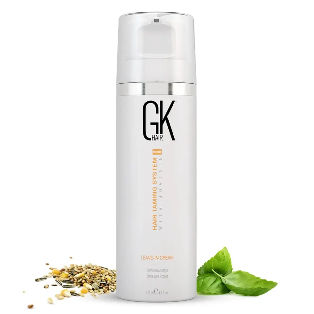 GK HAIR PRO LINE Leave-In Conditioner Hair Cream 130ml Hair Taming System with Juvexin to Reduce Frizz