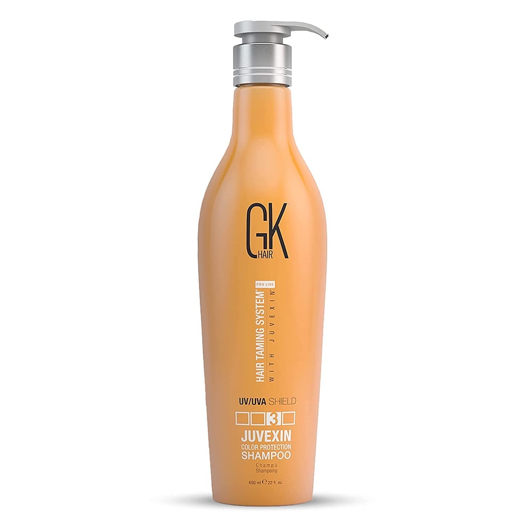 GK Hair Shield Shampoo Hair Color Protection | Against Sun, UV/UVA Rays | All Hair Types (650 ml)