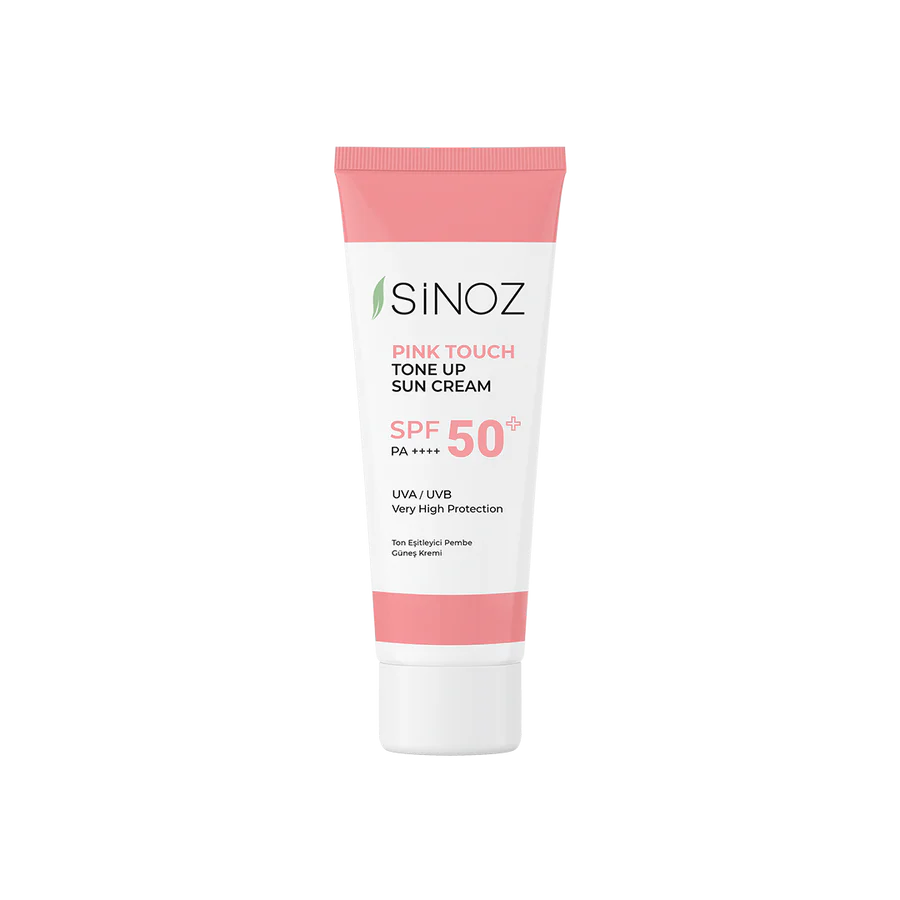 SiNOZ Pink Touch Tone Up Sun Cream SPF 50+ 50ml | UVA UVB Very High Protection | PA++++