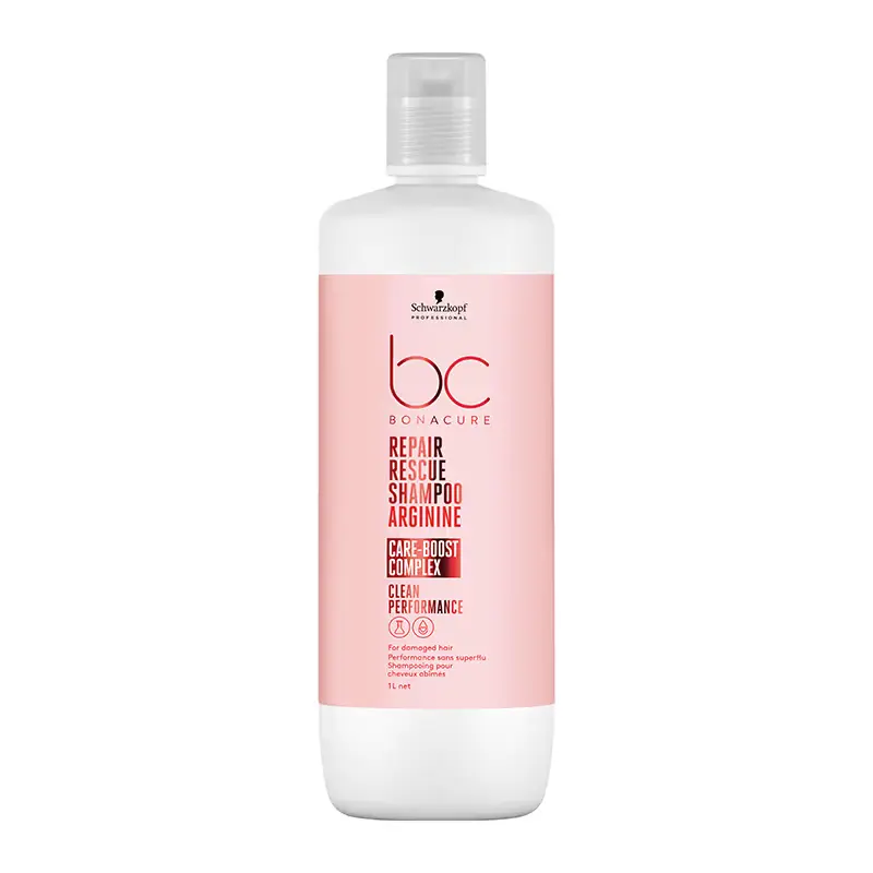 Schwarzkopf Professional BC Bonacure Repair Rescue Shampoo with Arginine 1000 ml for Damaged Hair