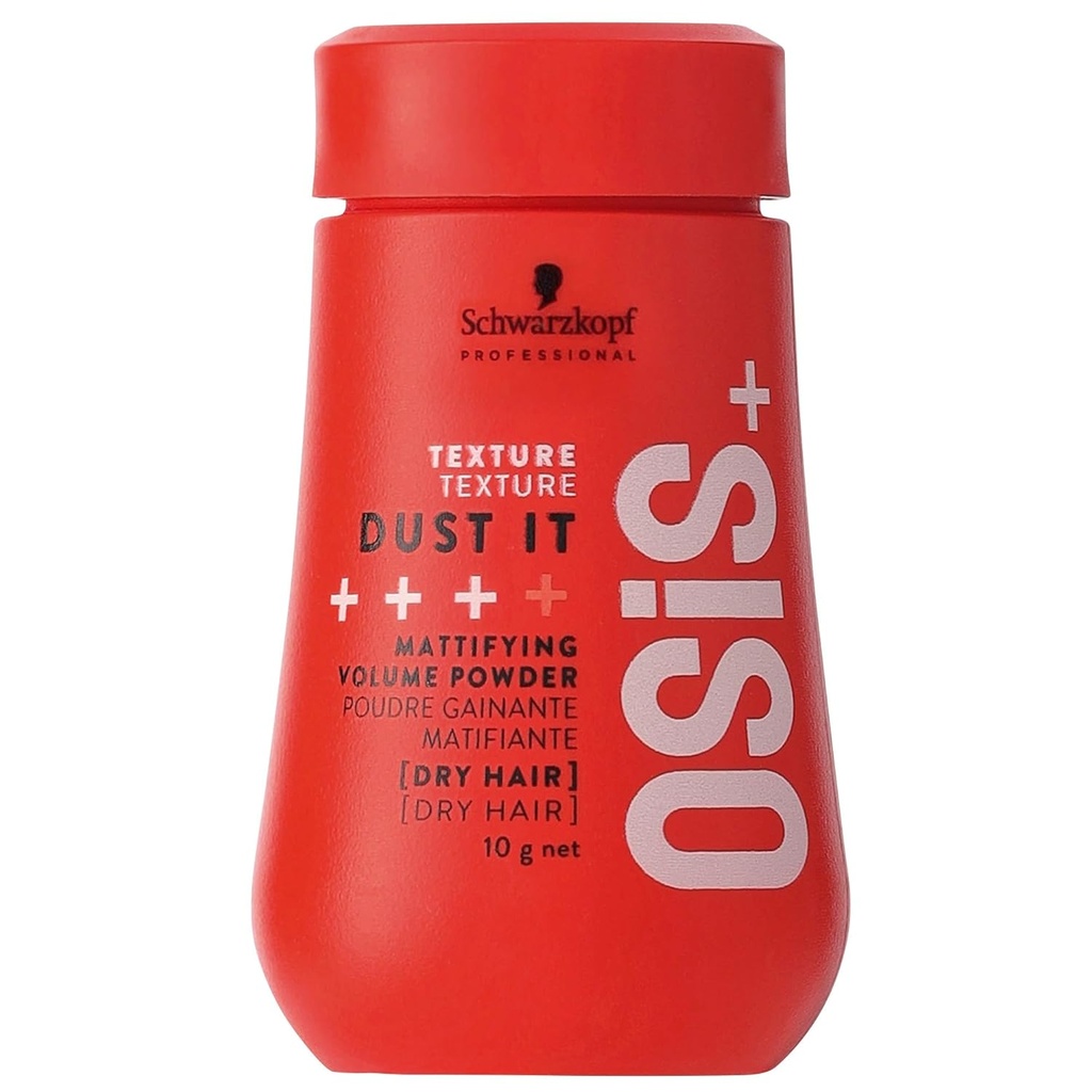 Schwarzkopf Professional Osis+ Dust It Mattifying Volume Hair Styling Powder 10g | Texture | On Dry Hair | Strong Hold | Volume and Root Lift