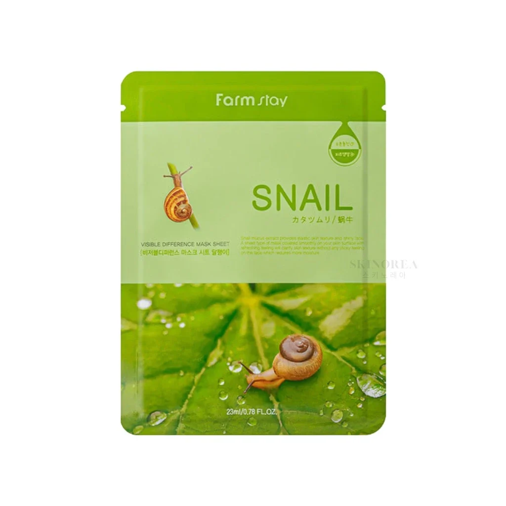 Farmstay Visible Difference Mask Sheet Snail  (Individual)