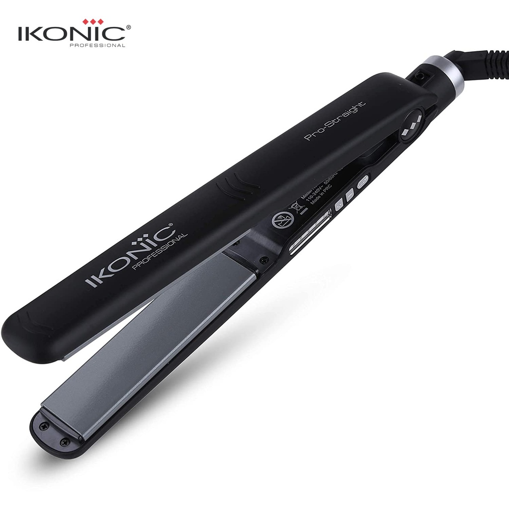 IKONIC Pro Straight Hair Straightener with ceramic coated Nano Titanium Technology and Thumb Rests Anong