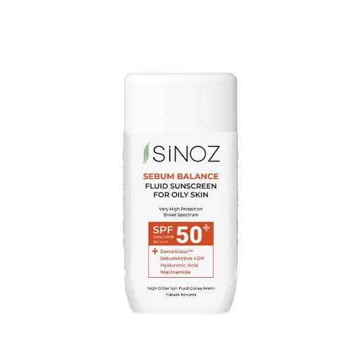  Sinoz Sebum Balance Fluid Sunscreen SPF 50 +